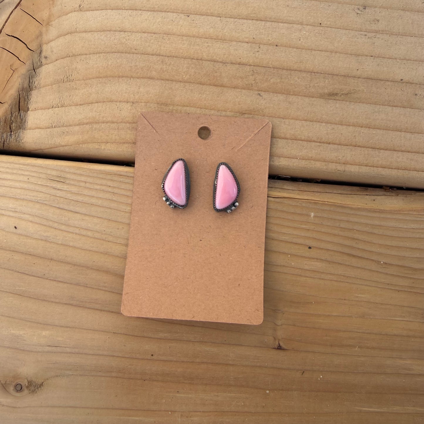 Pink Conch Earrings